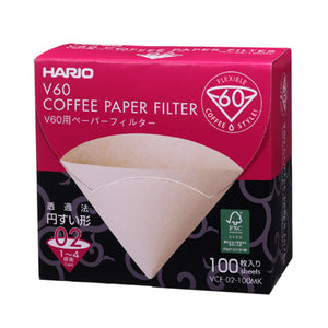 Hario V60 濾紙 100張 盒裝 (Hario V60 Filter Paper 100 sheets Box)